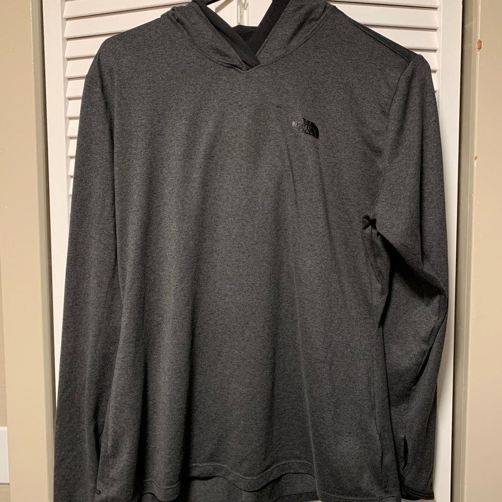 The North Face Gray Reactor Active Performance Flash Dry Hoodie Women’s L